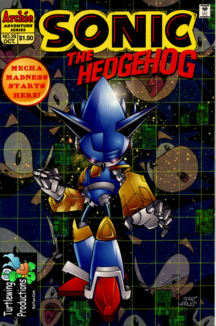 Sonic - Archie Adventure Series October 1996 Cover Page